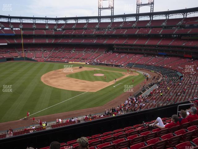 Seating view for Busch Stadium Section Left Field Loge 265