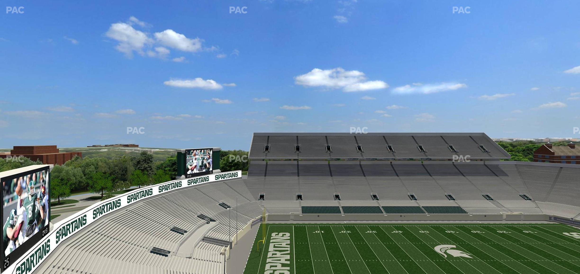 Seating view for Spartan Stadium (Michigan) Section 126