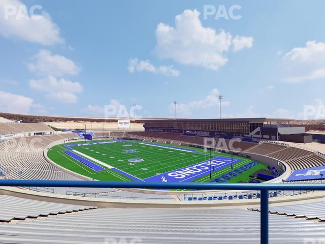 Seating view for Falcon Stadium Section M 2