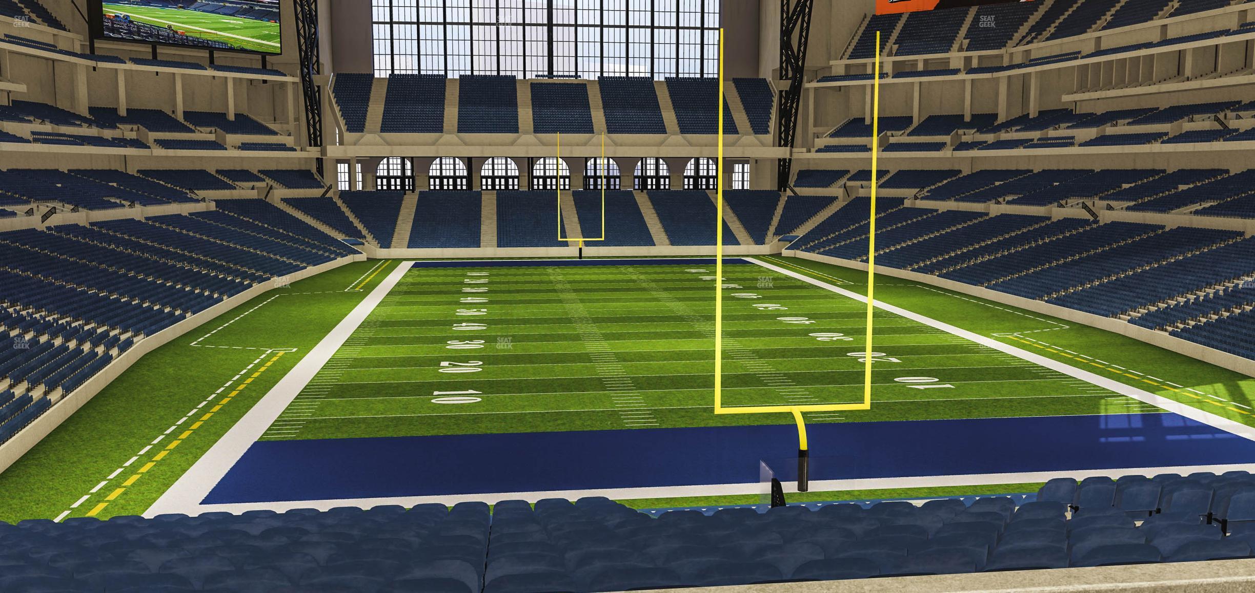 Seating view for Lucas Oil Stadium Section 228