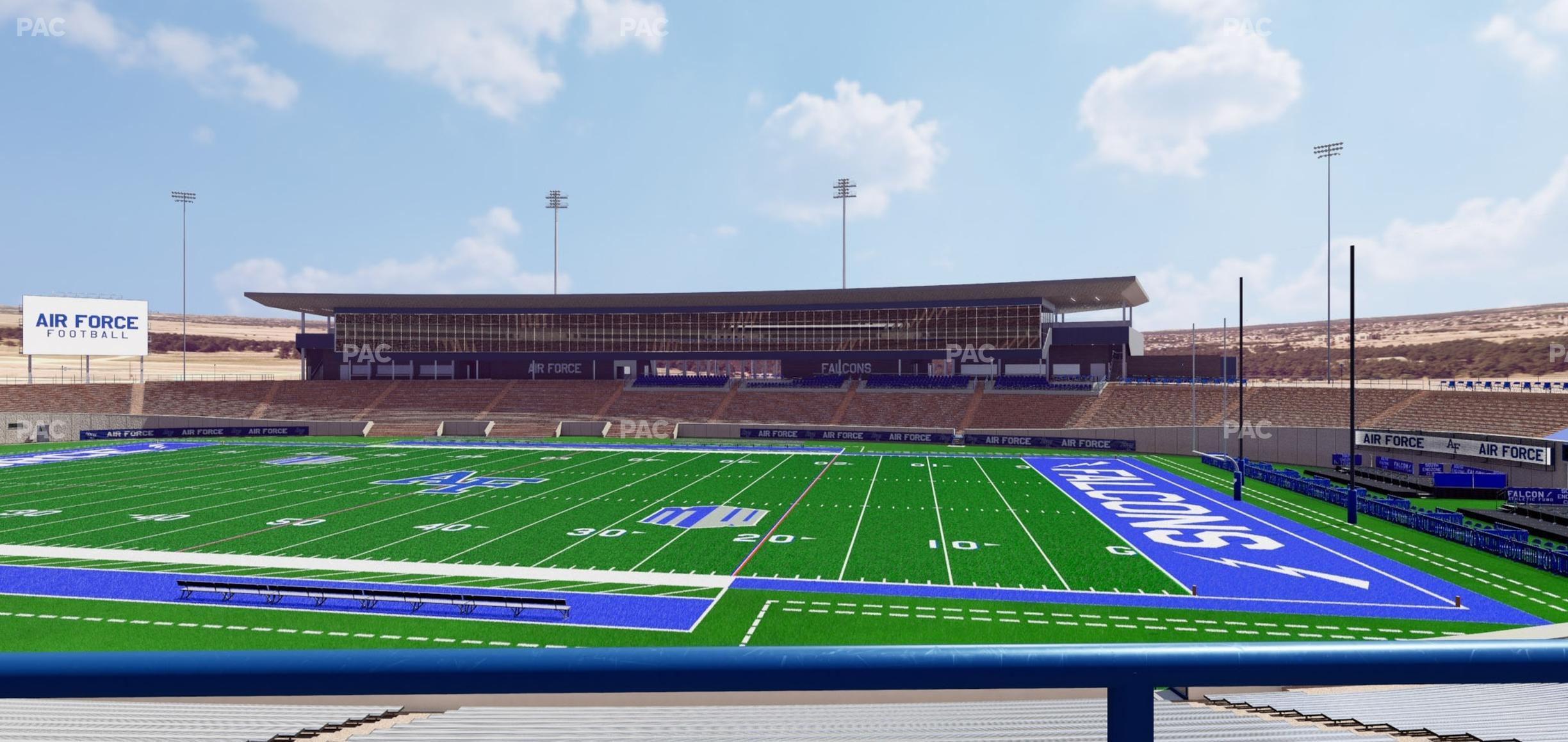 Seating view for Falcon Stadium Section L 6