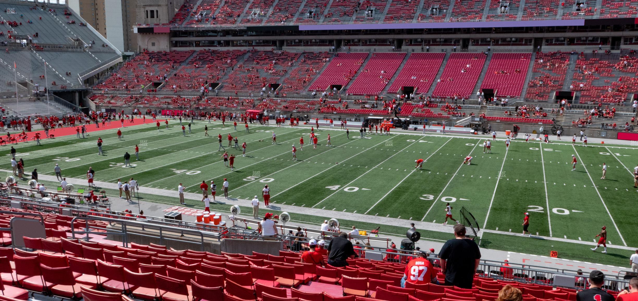 Seating view for Ohio Stadium Section 18 A