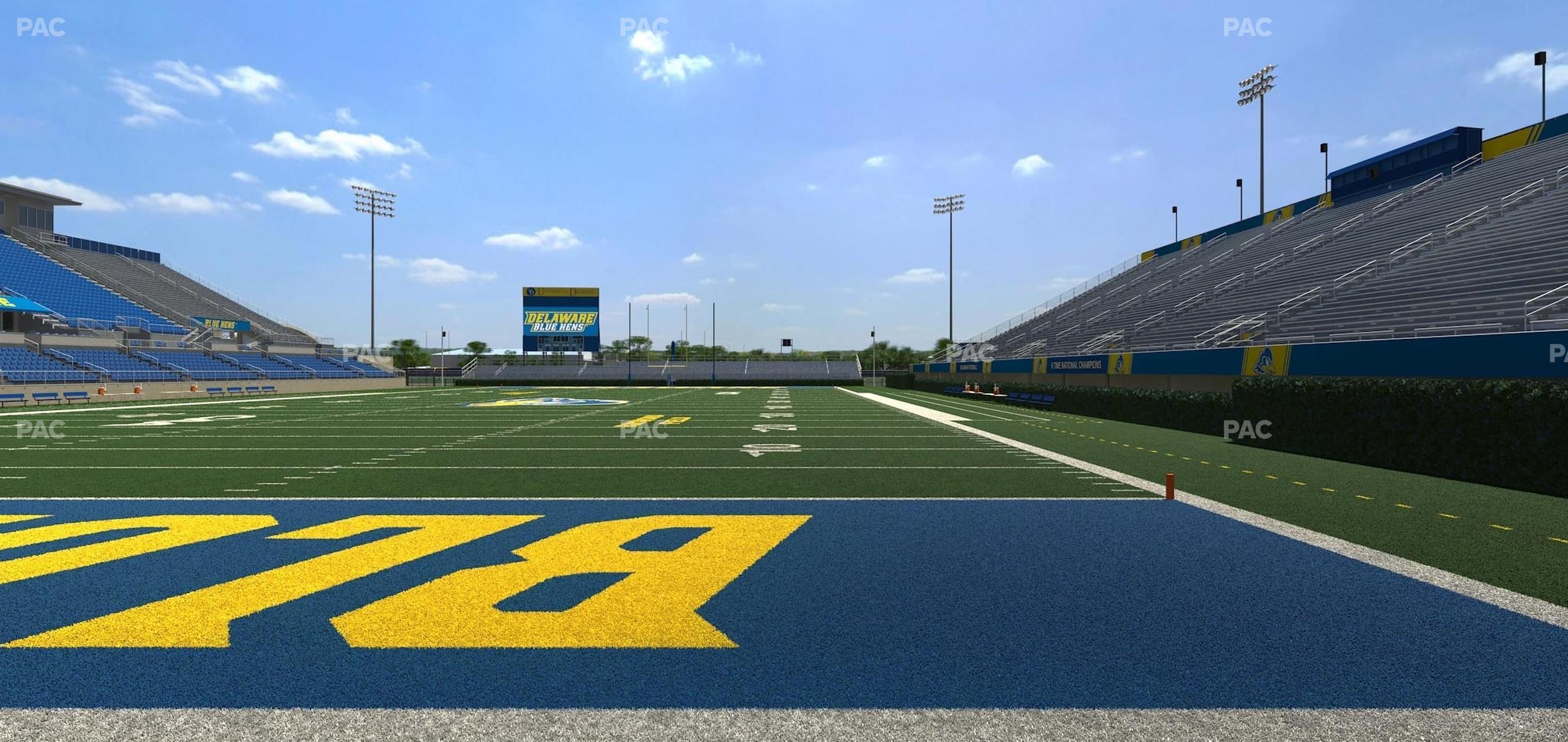 Seating view for Delaware Stadium Section South Ada 1