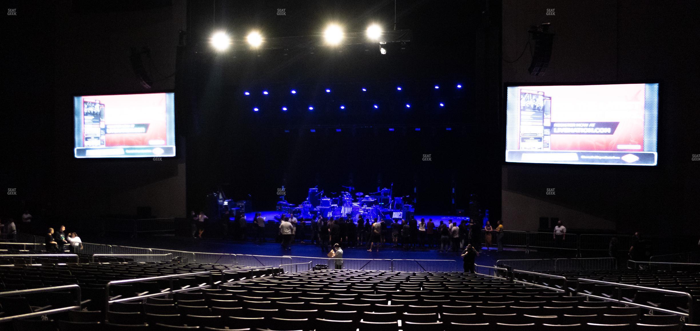 Seating view for Arizona Financial Theatre Section Main Floor Wc 3