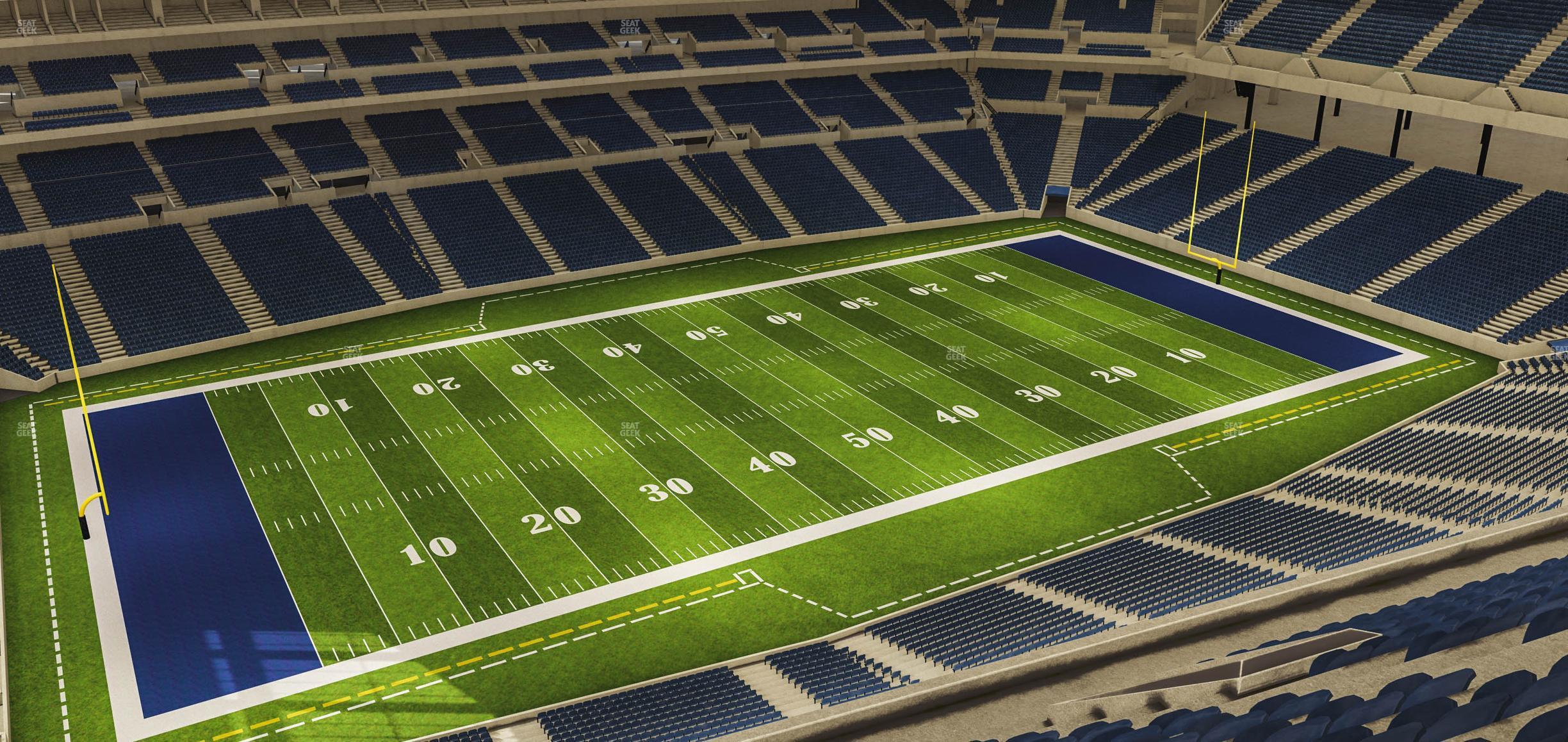 Seating view for Lucas Oil Stadium Section 617