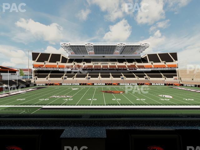 Seating view for Reser Stadium Section Box 18