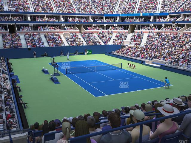 Seating view for Arthur Ashe Stadium Section Suite 144