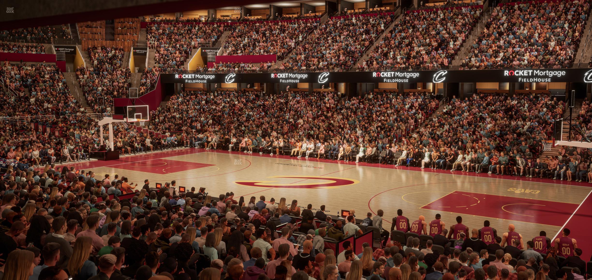 Seating view for Rocket Mortgage FieldHouse Section Founders Suite 4