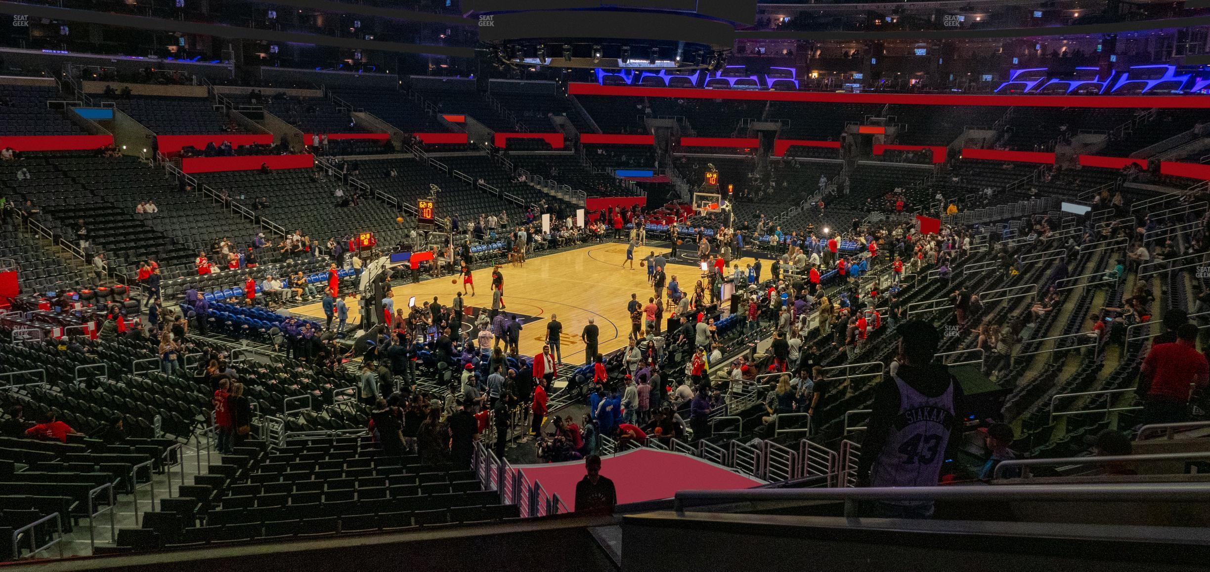 Seating view for Crypto.com Arena Section 205