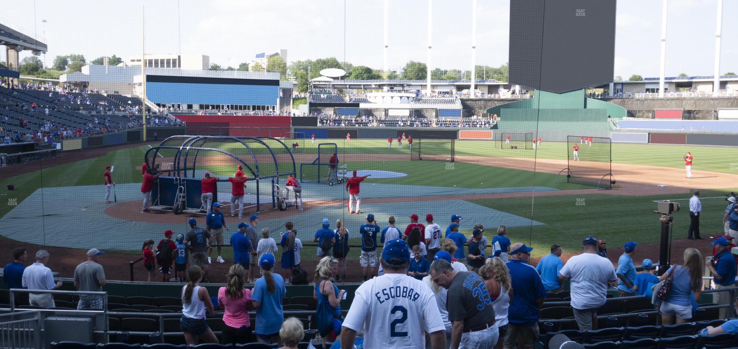 Seating view for Kauffman Stadium Section 129