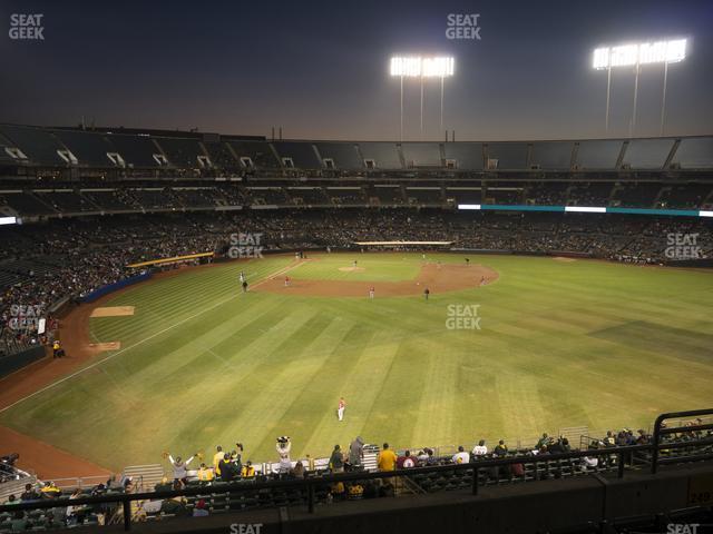 Seating view for Oakland Coliseum Section 249