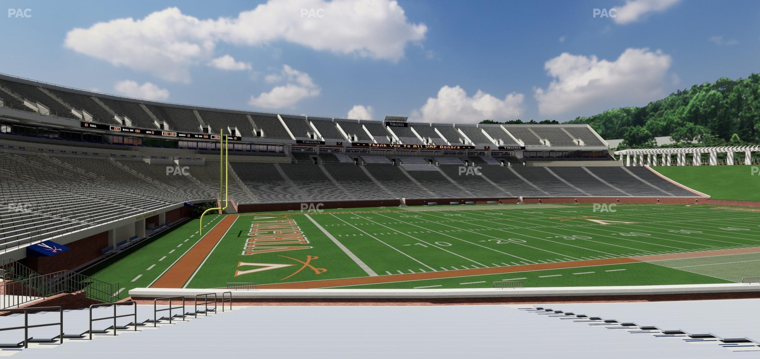 Seating view for Scott Stadium Section 111