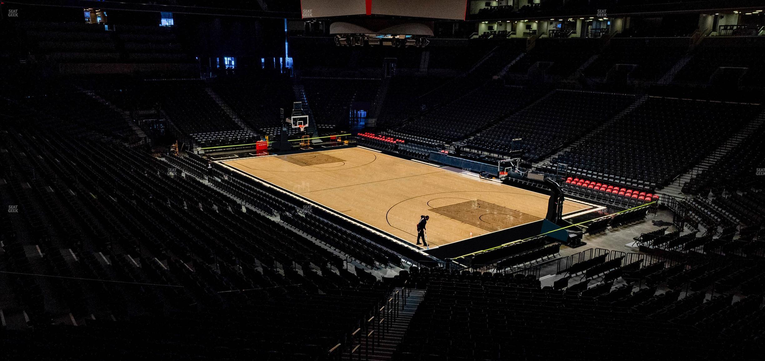 Seating view for Barclays Center Section 120