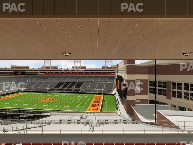 Seating view for Boone Pickens Stadium Section Club 502