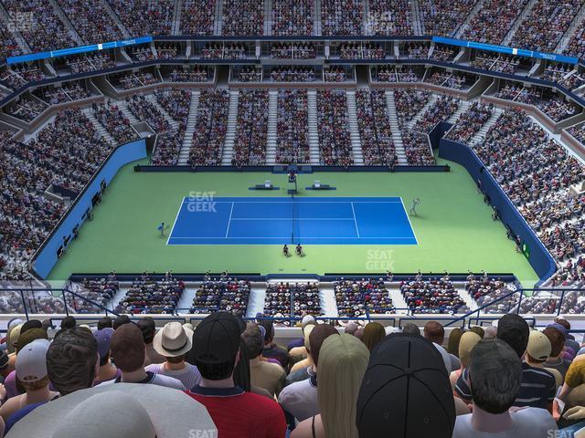 Seating view for Arthur Ashe Stadium Section 311