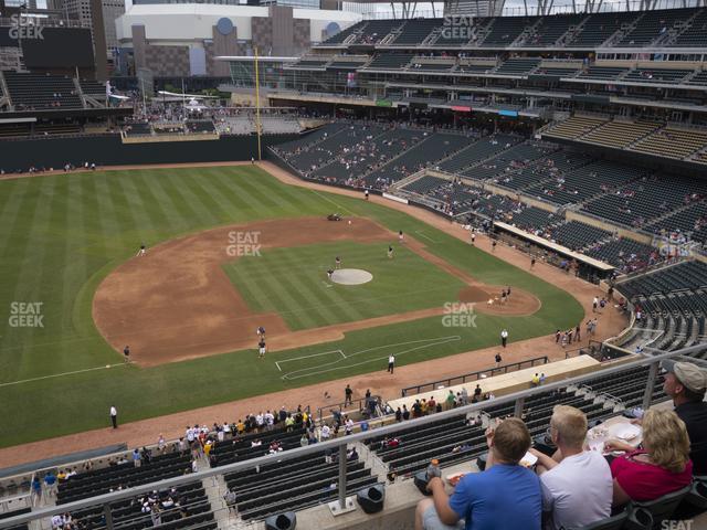 Seating view for Target Field Section 222