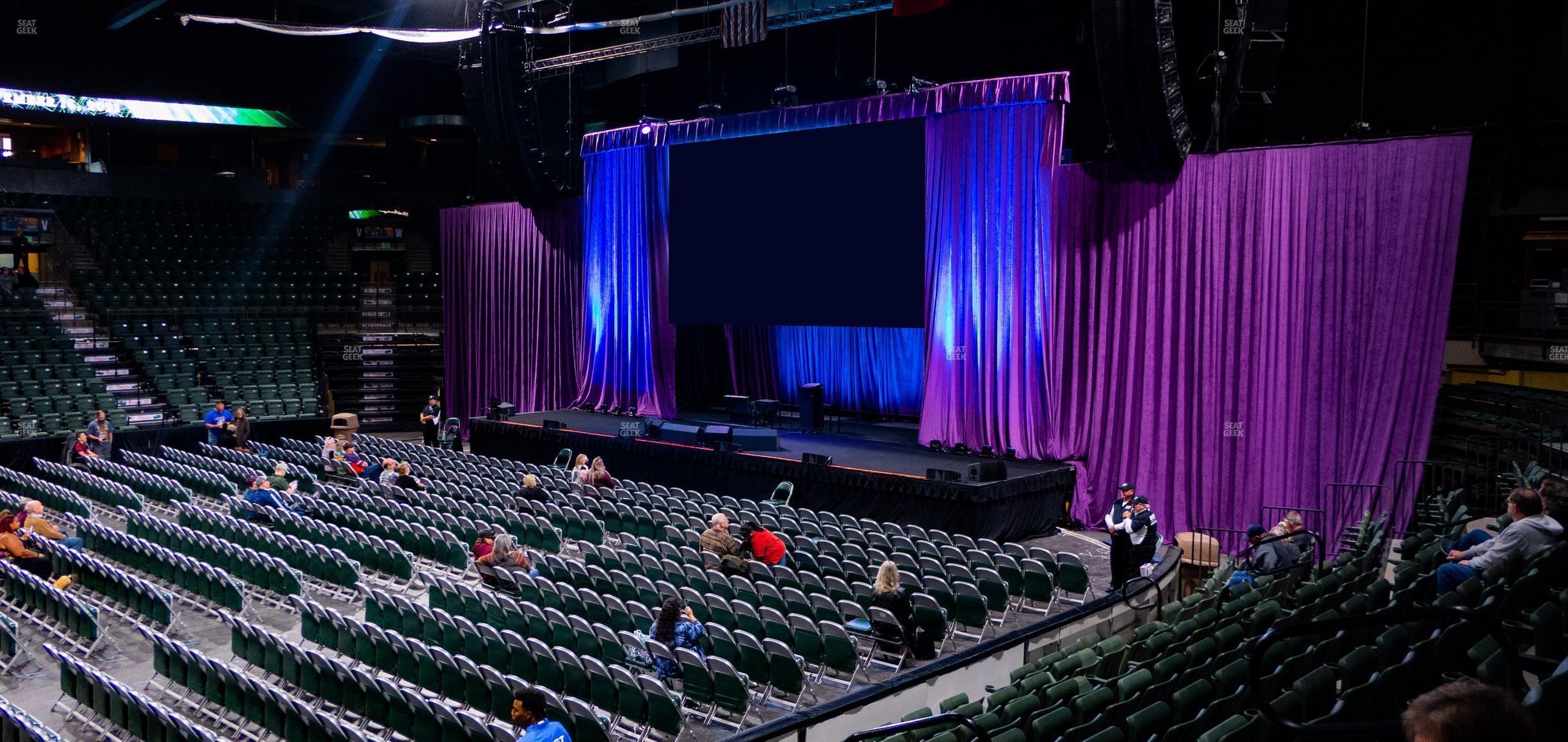 Seating view for Blue Arena at The Ranch Events Complex Section D