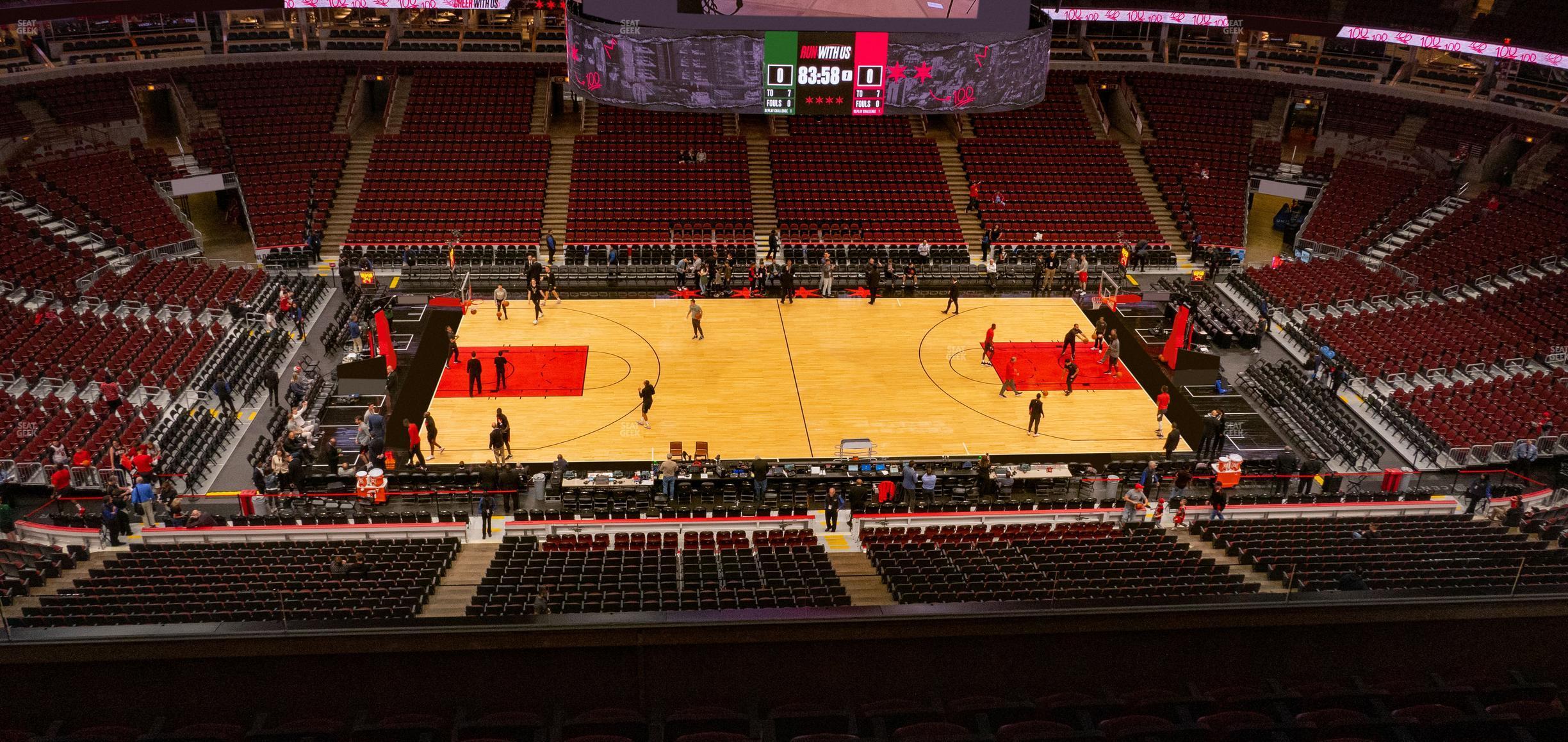 Seating view for United Center Section 301