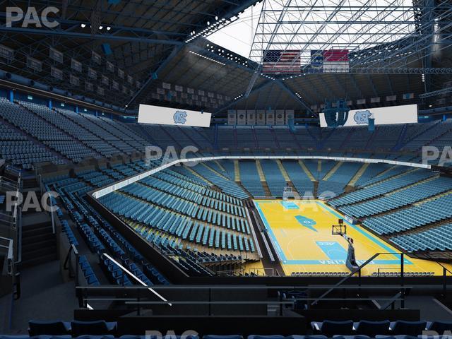 Seating view for Dean Smith Center Section 215