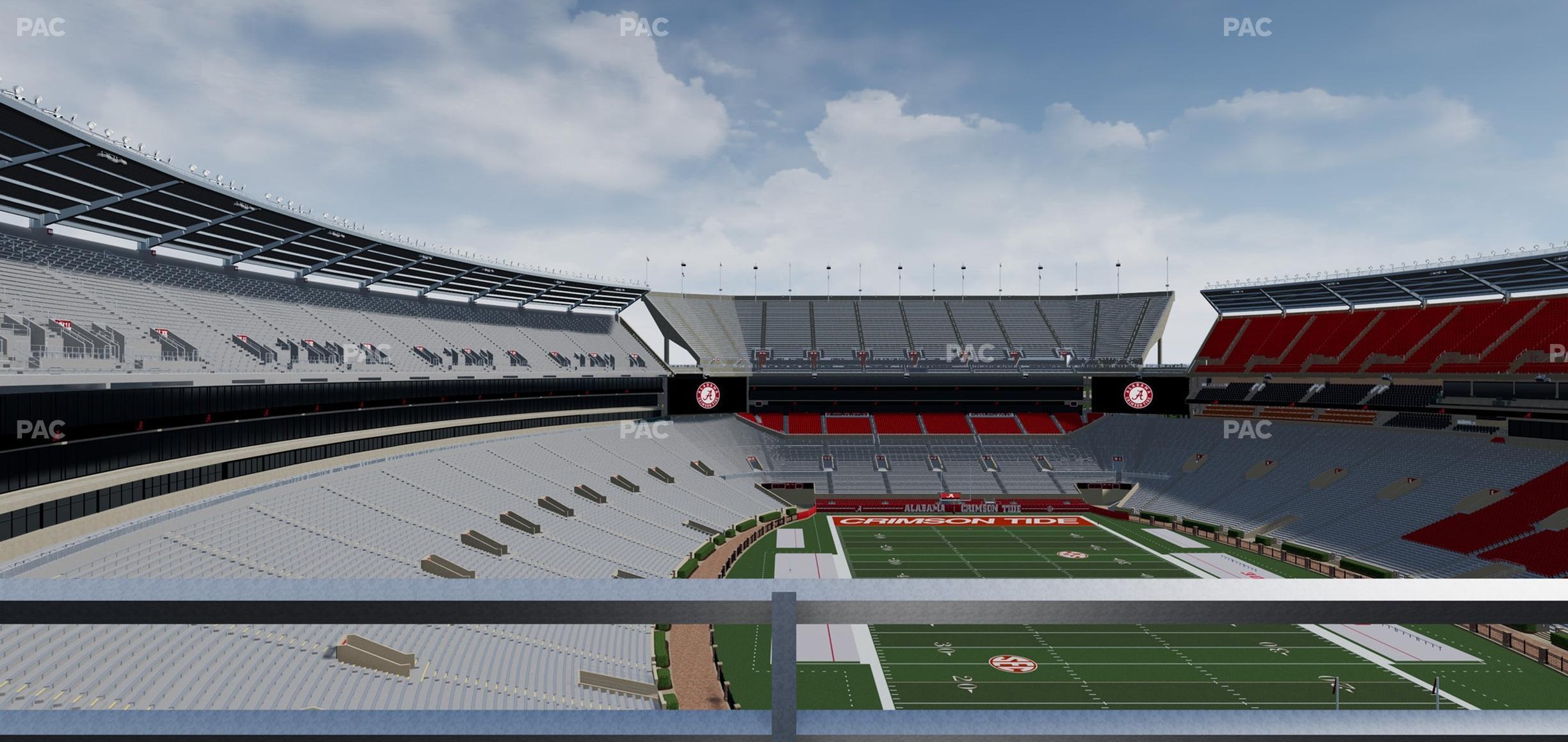 Seating view for Bryant Denny Stadium Section Nn 10