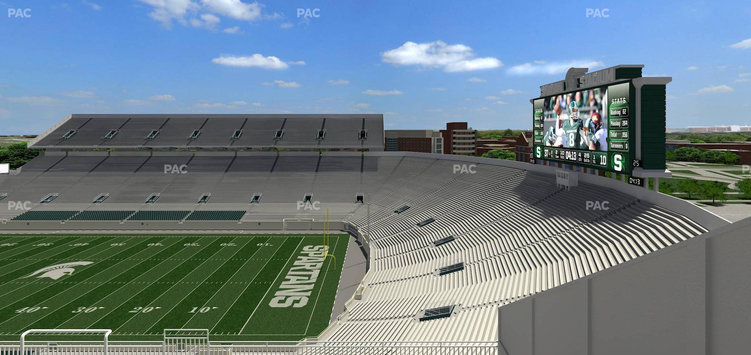 Seating view for Spartan Stadium (Michigan) Section 120