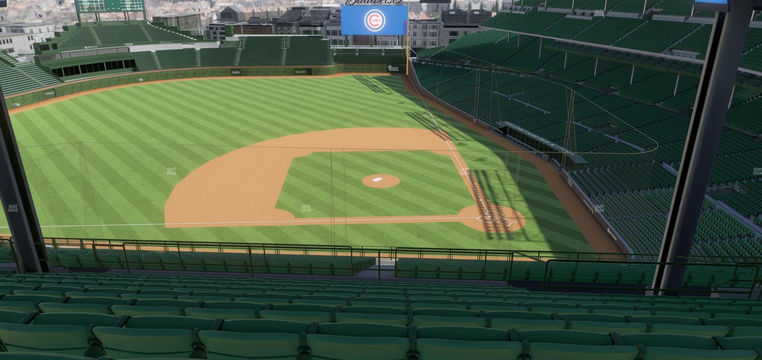 Seating view for Wrigley Field Section 412 Left