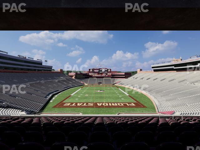 Seating view for Doak Campbell Stadium Section Club 221