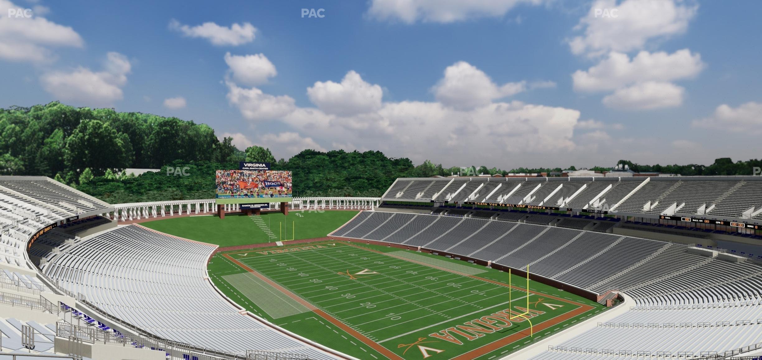 Seating view for Scott Stadium Section 525