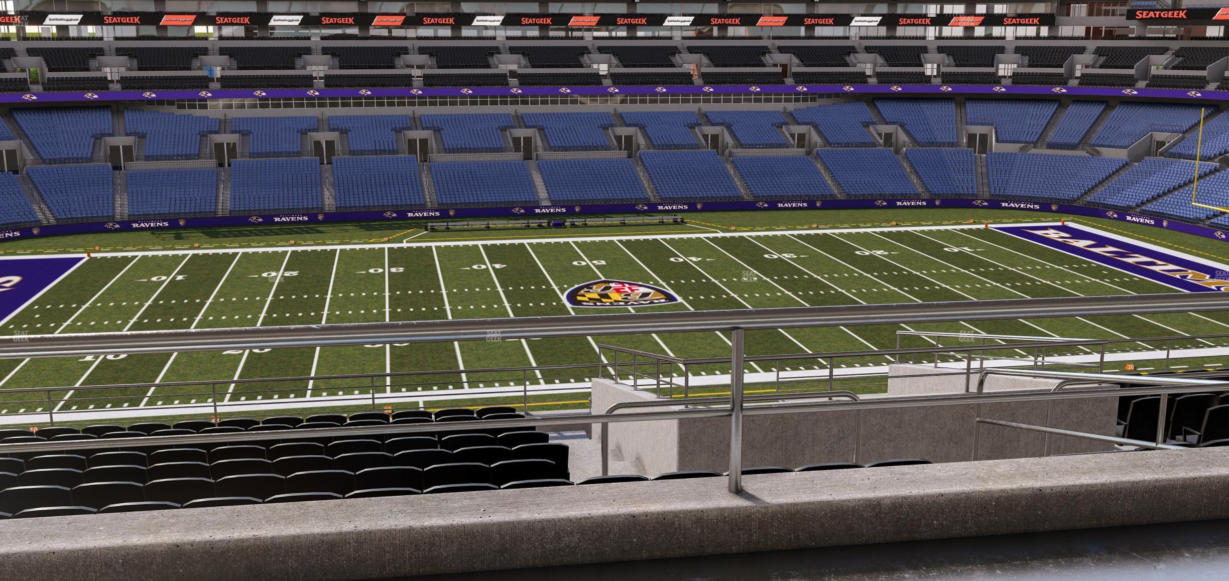 Seating view for M&T Bank Stadium Section Suite 321