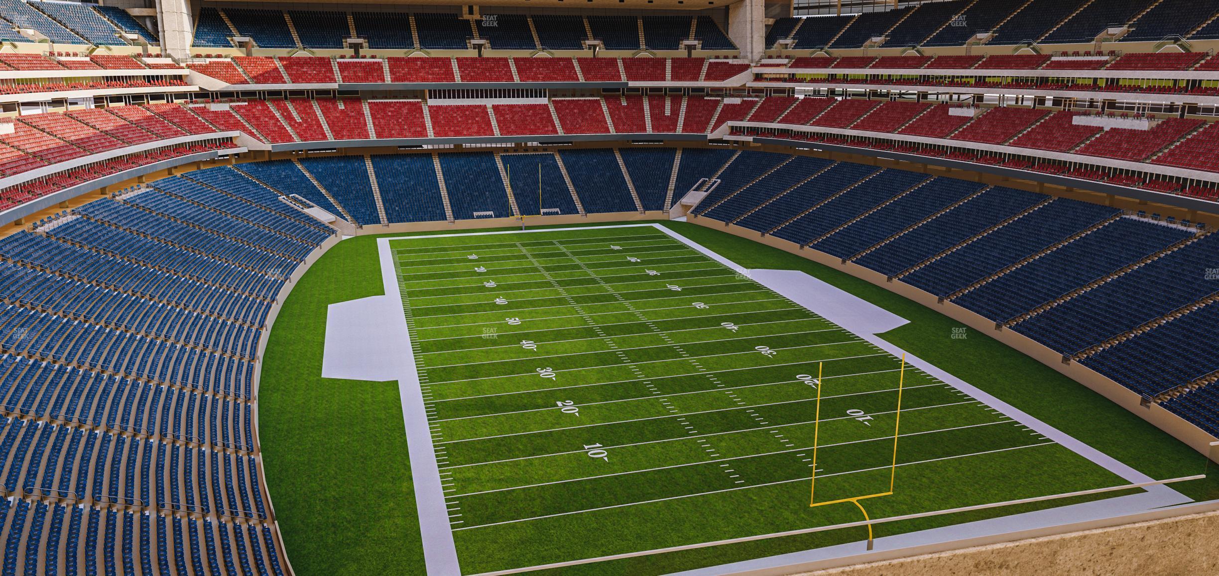 Seating view for NRG Stadium Section 549