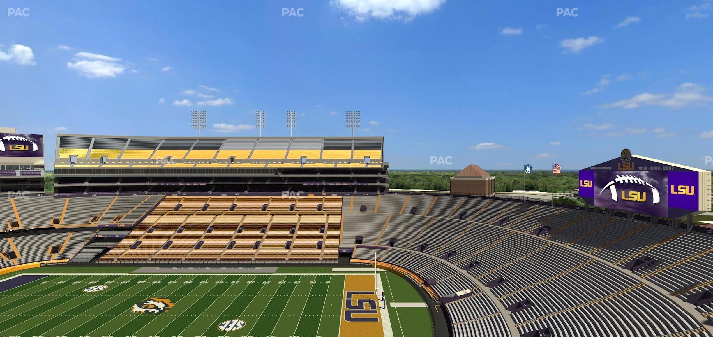 Seating view for Tiger Stadium Section 531