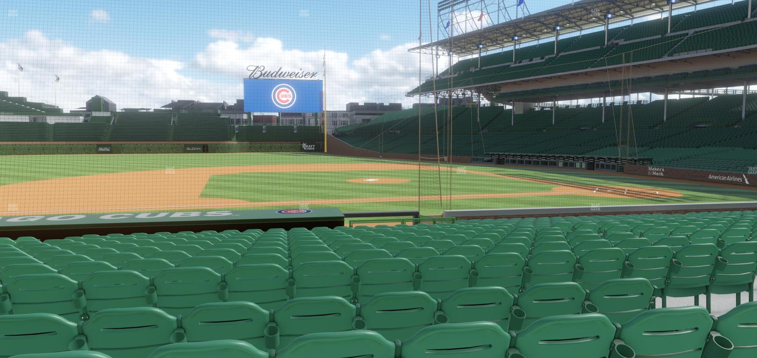 Seating view for Wrigley Field Section 111