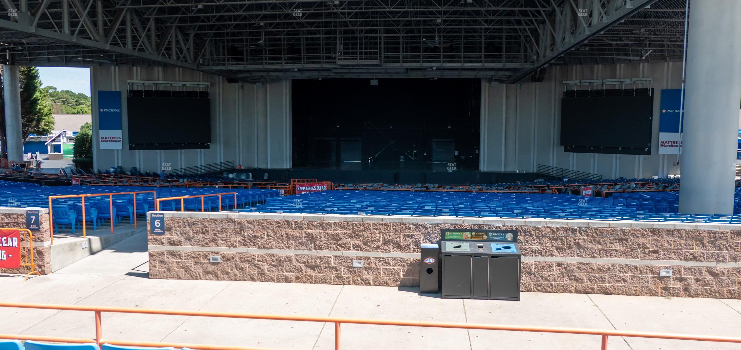 Seating view for PNC Music Pavilion Section Terrace 12