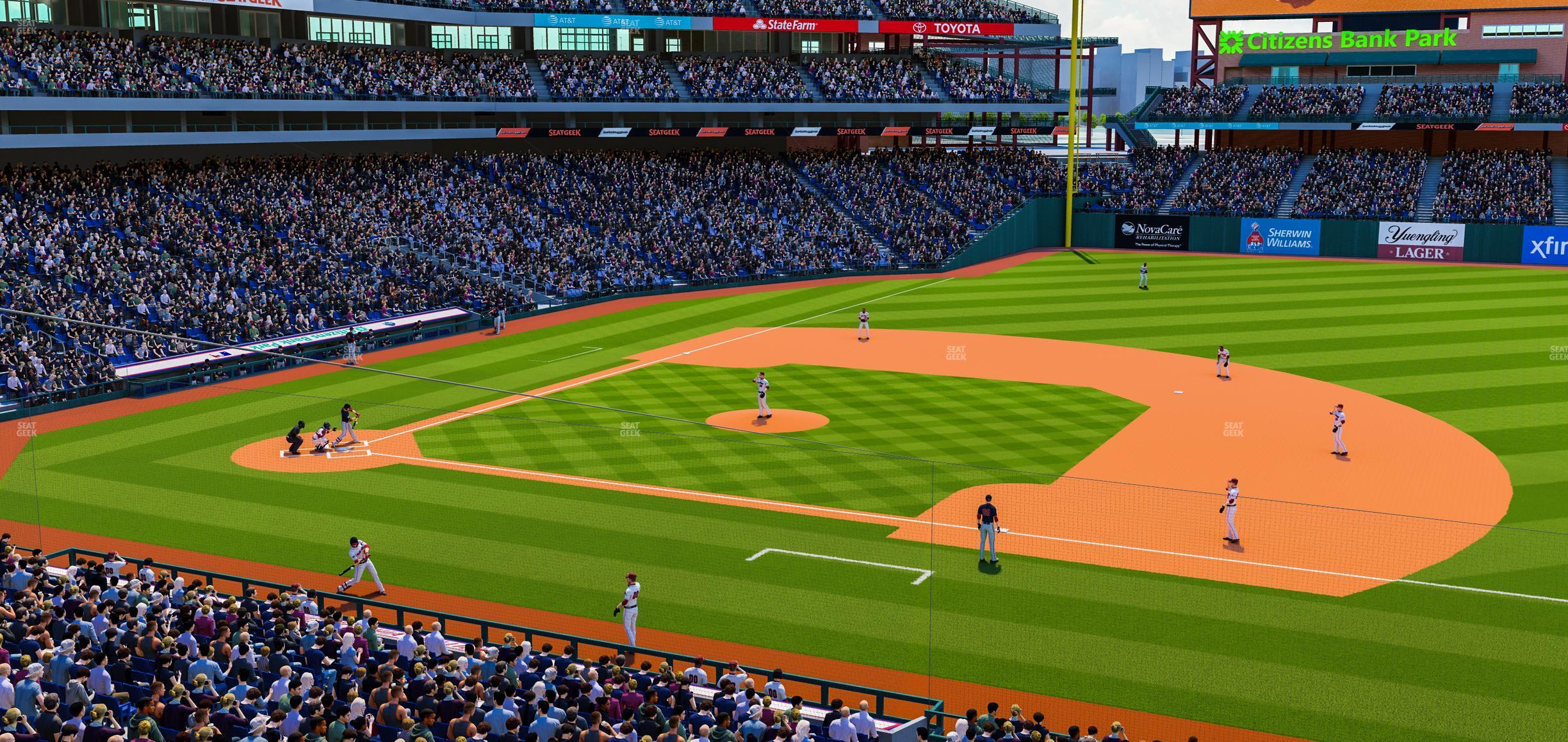 Seating view for Citizens Bank Park Section Suite 50