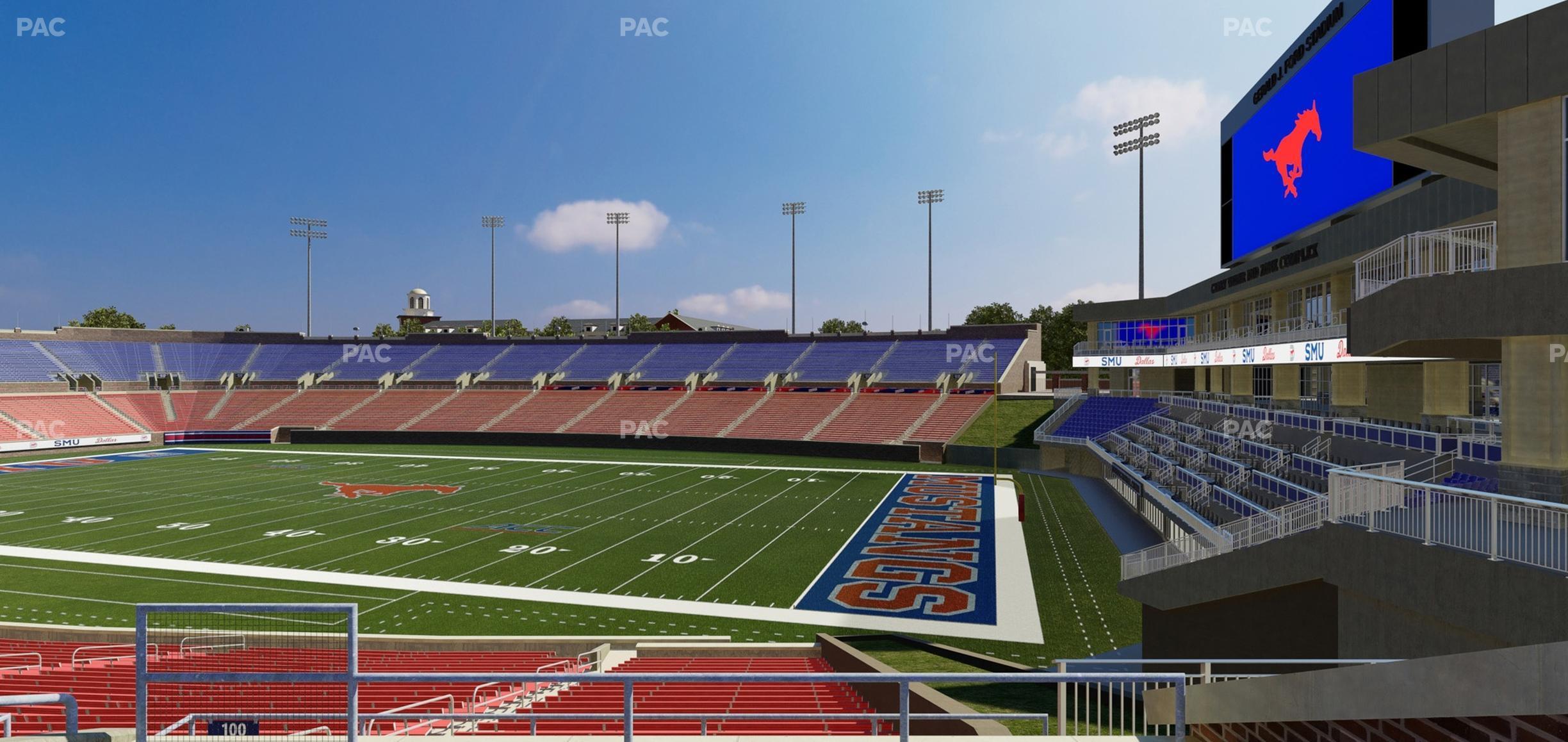 Seating view for Gerald Ford Stadium Section 200