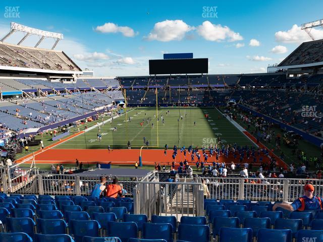 Seating view for Camping World Stadium Section Plaza 46