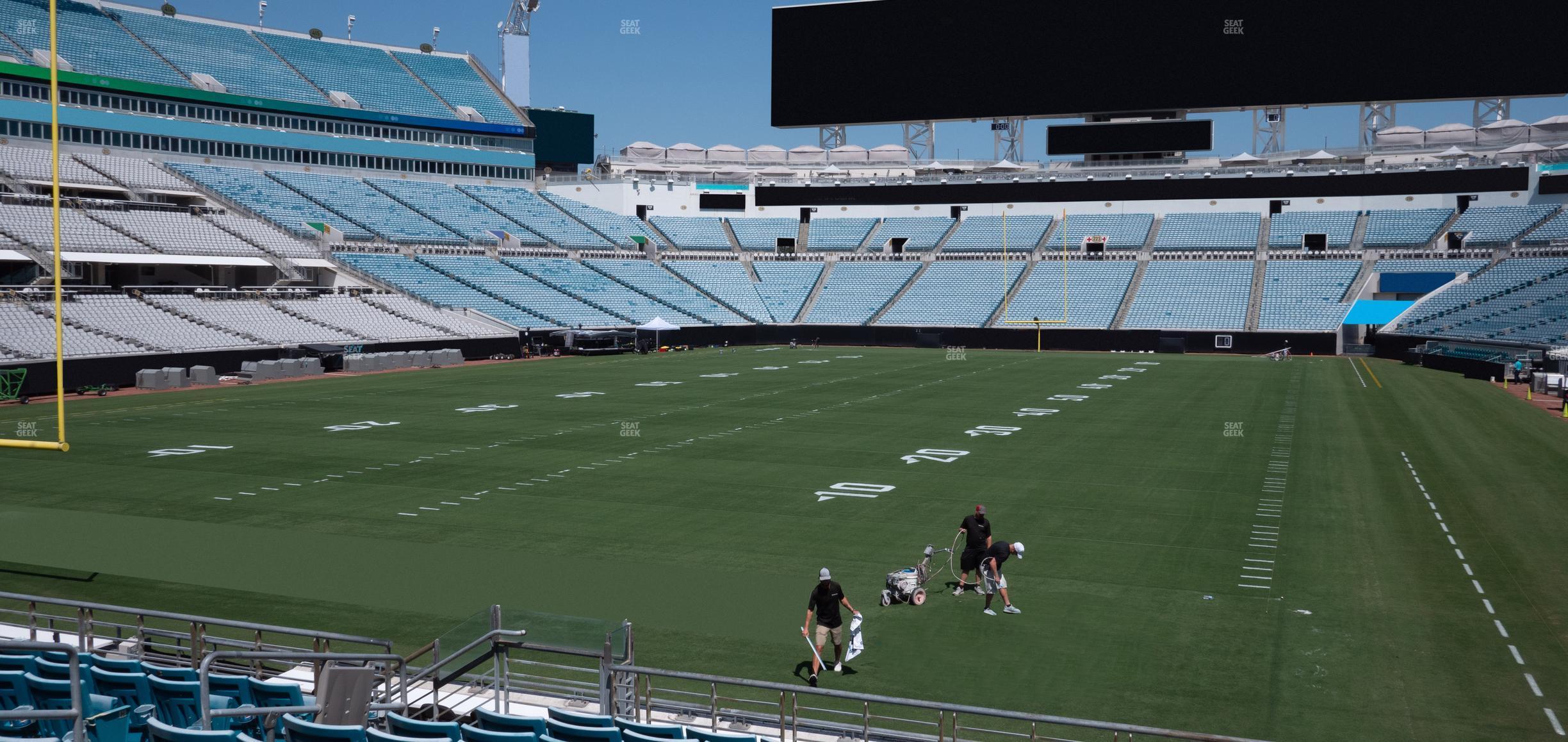 Seating view for EverBank Stadium Section 146