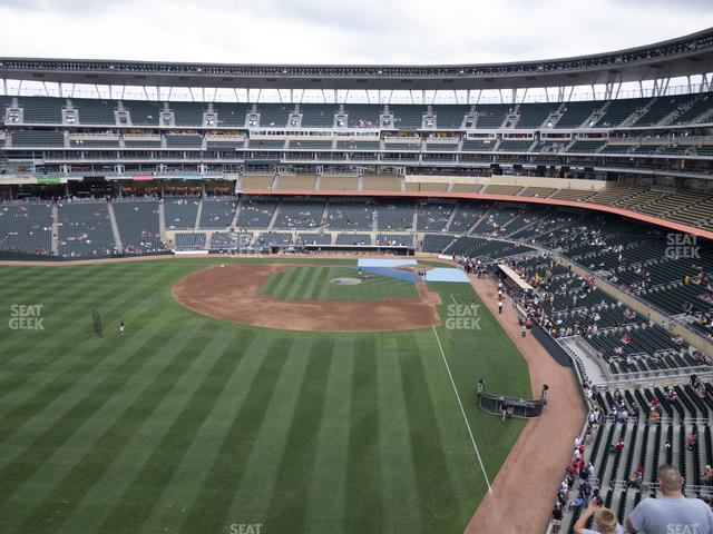 Seating view for Target Field Section 329