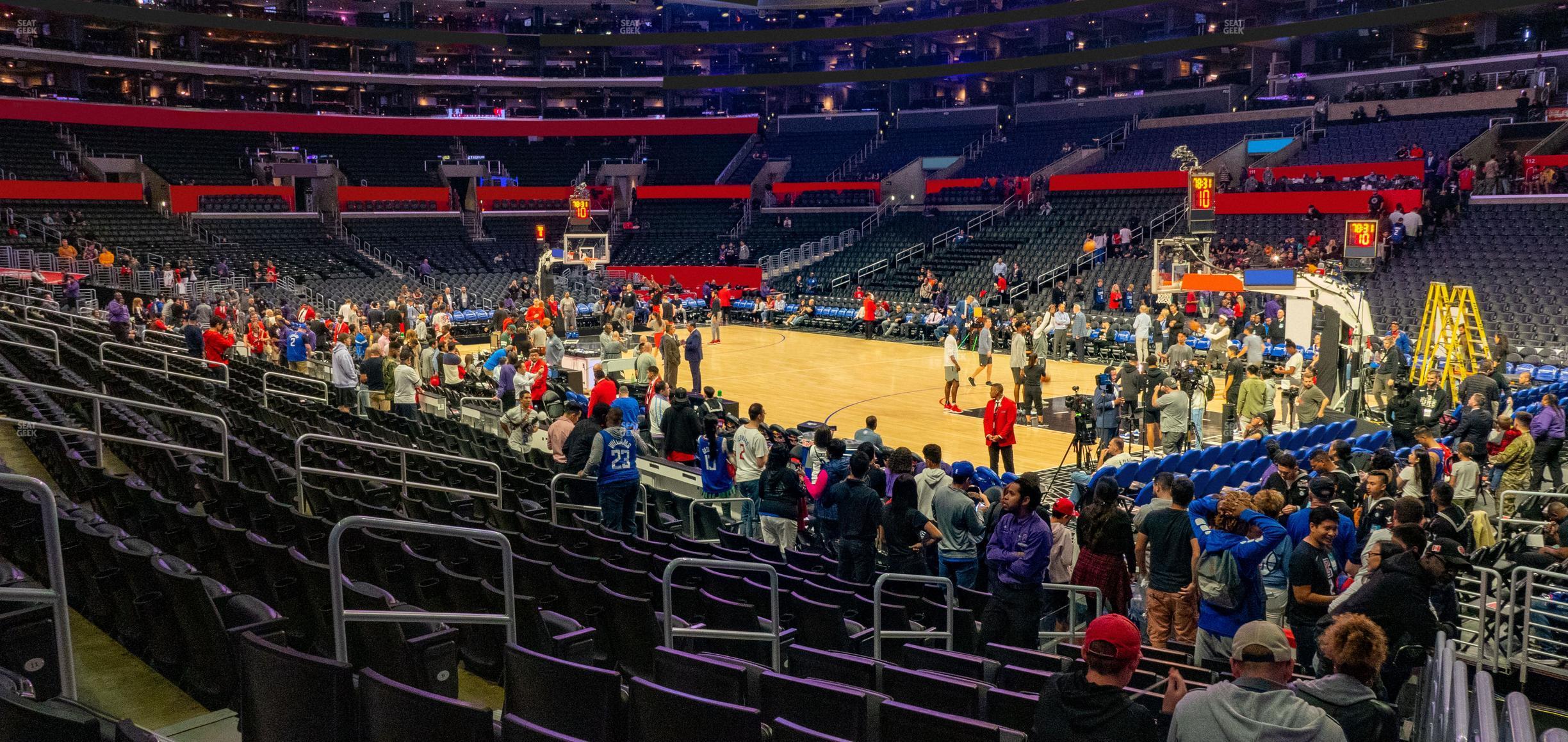 Seating view for Crypto.com Arena Section 117