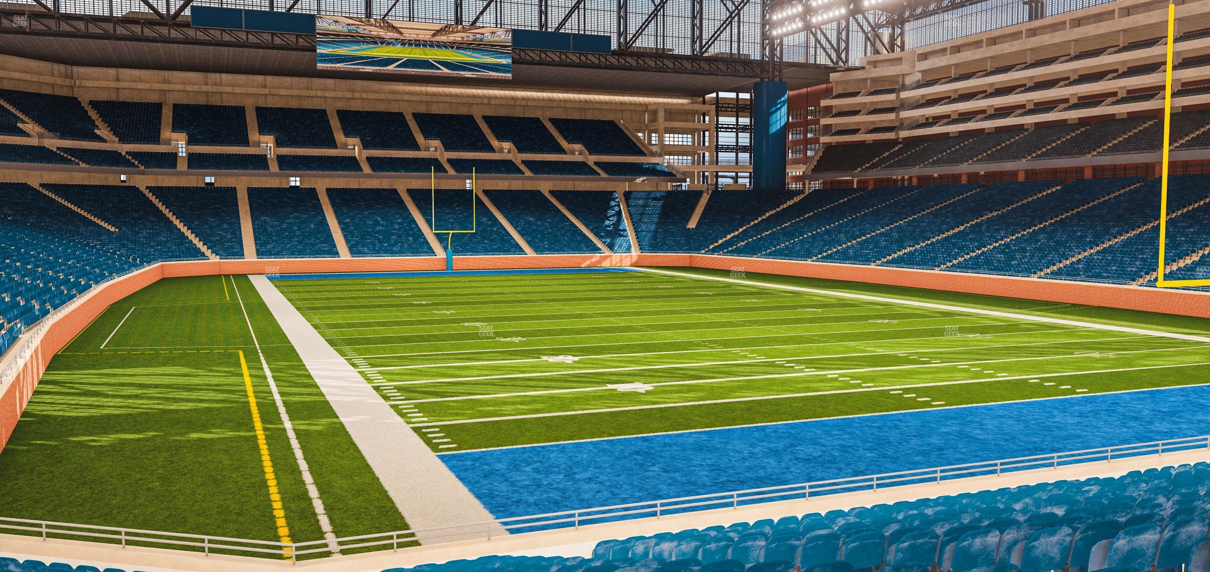 Seating view for Ford Field Section 135