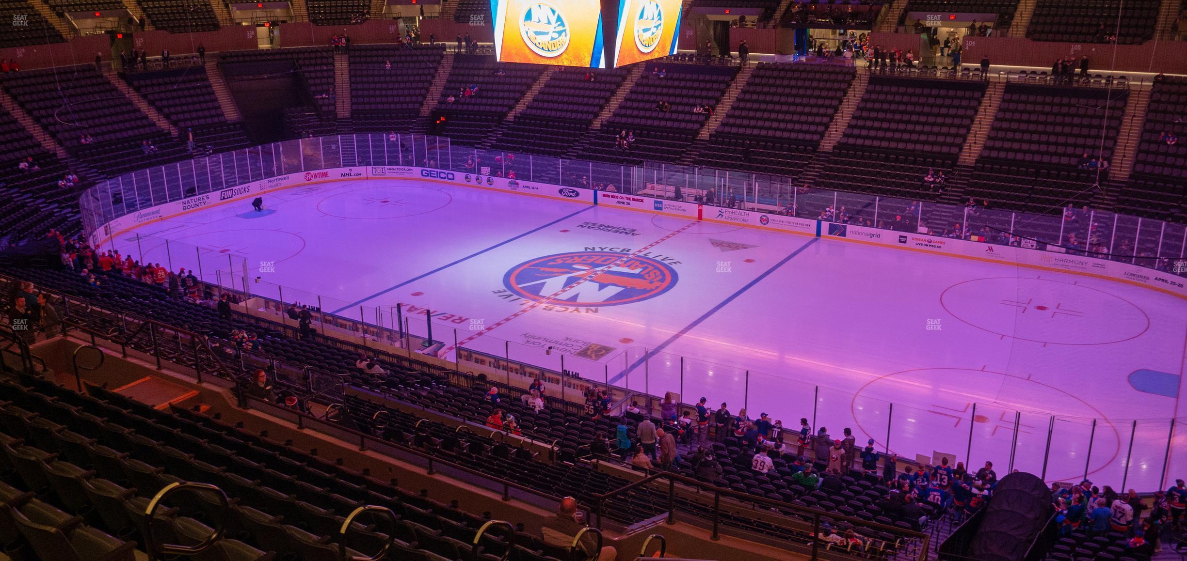 Seating view for Nassau Coliseum Section 220