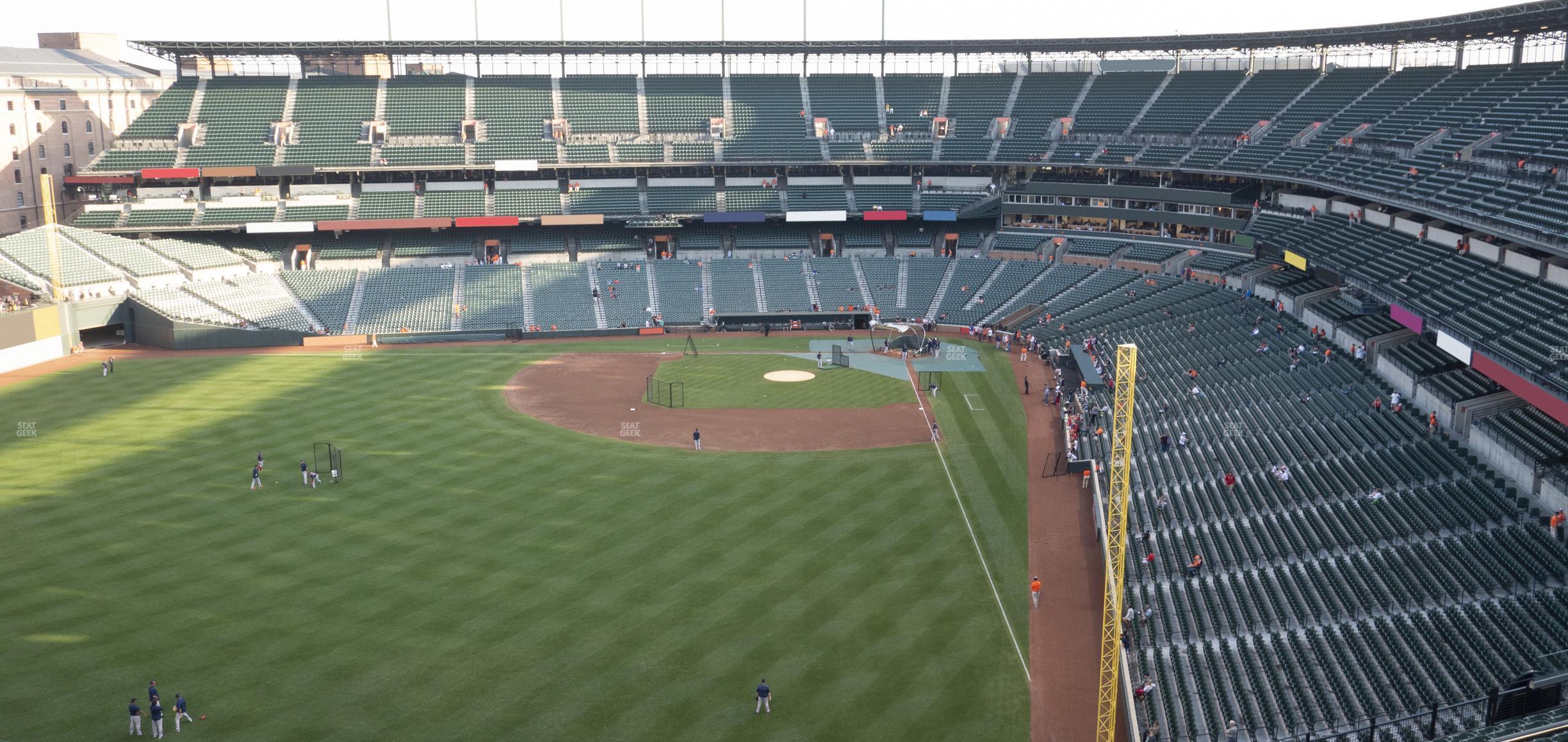 Seating view for Oriole Park at Camden Yards Section 381