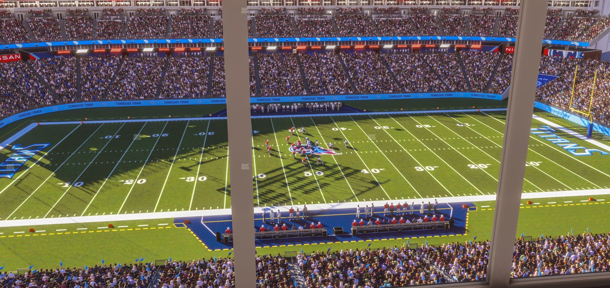 Seating view for Nissan Stadium Section Suite 623 E