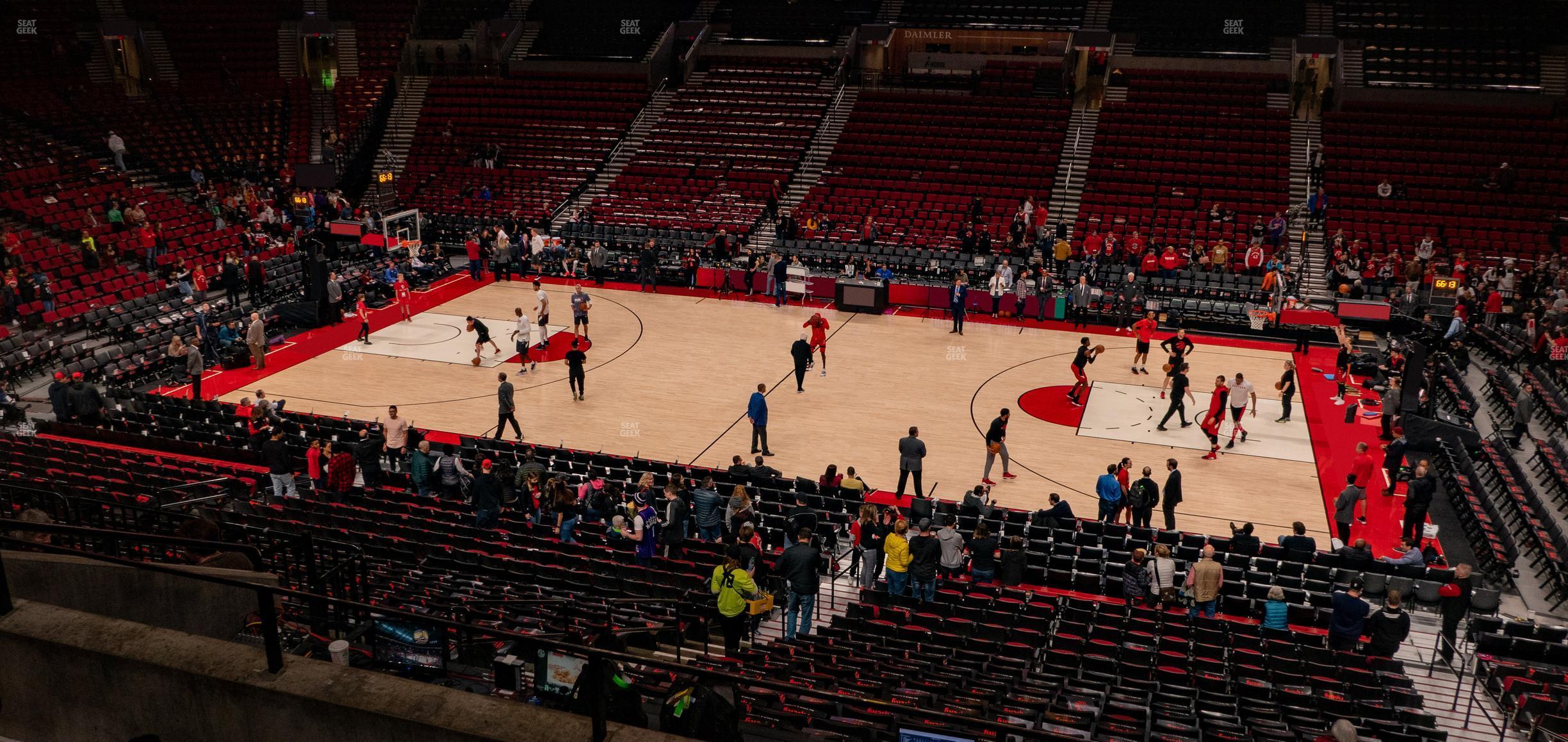 Seating view for Moda Center Section 215