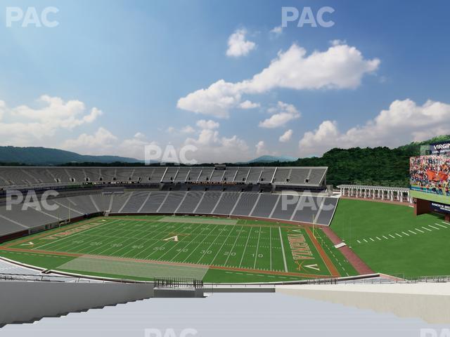 Seating view for Scott Stadium Section 504