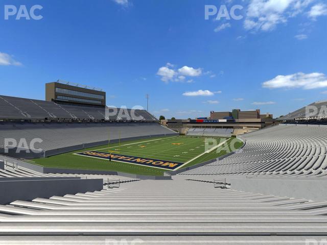 Seating view for Mountaineer Field at Milan Puskar Stadium Section 99