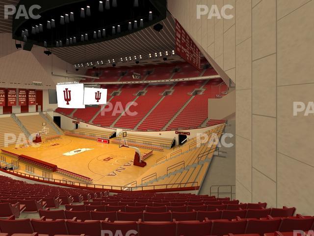 Seating view for Simon Skjodt Assembly Hall Section A