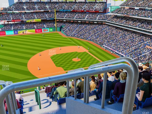 Seating view for Citizens Bank Park Section 427 V