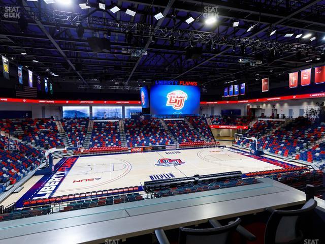 Seating view for Liberty Arena Section Loge Box 8