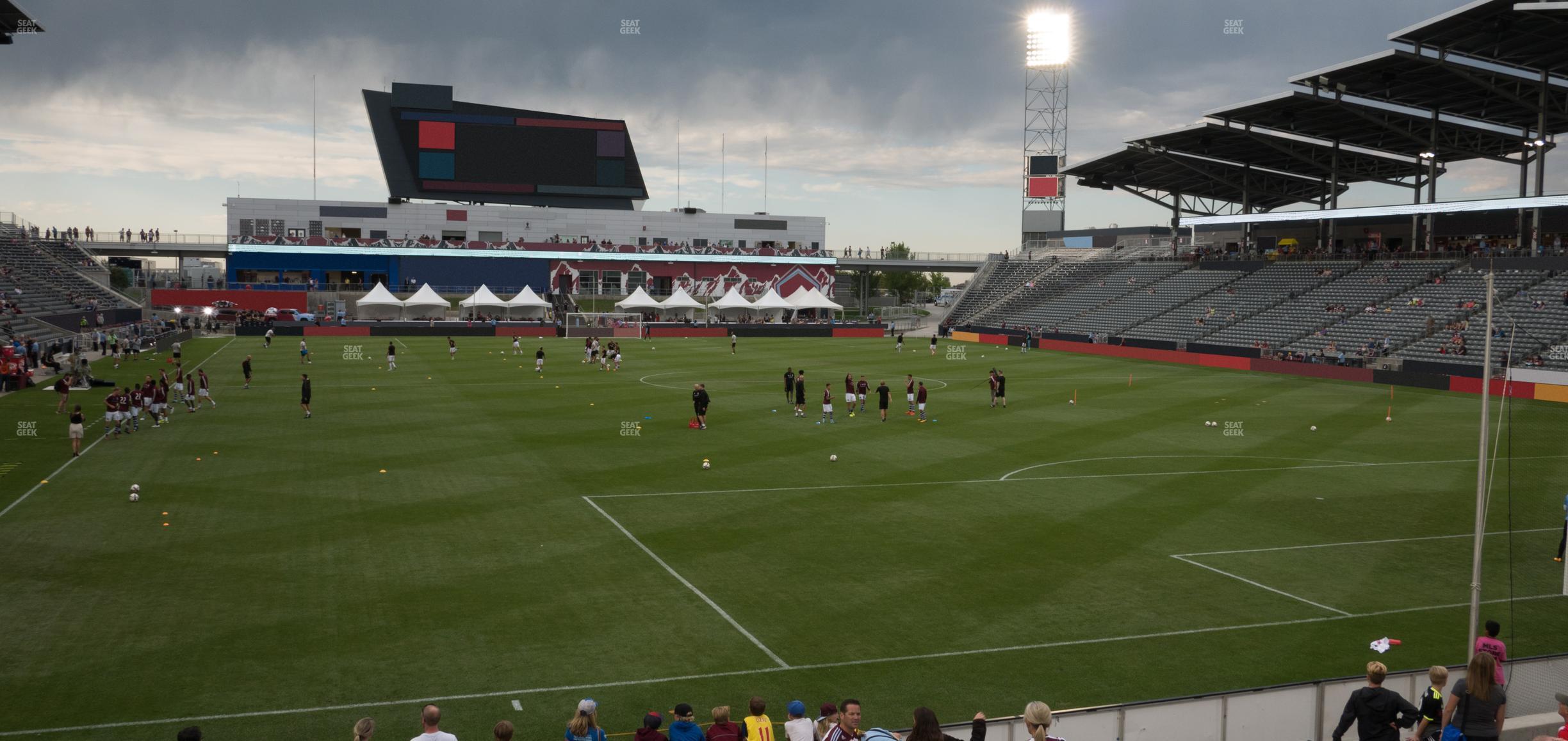 Seating view for Dick's Sporting Goods Park Section 120